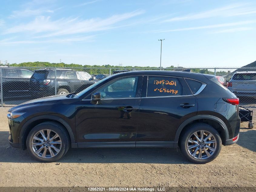 2019 Mazda Cx-5 Grand Touring VIN: JM3KFBDM7K1656197 Lot: 12052021