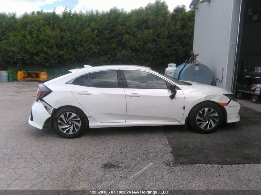 2018 Honda Civic Hatchback VIN: SHHFK7G20JU308534 Lot: 12052030
