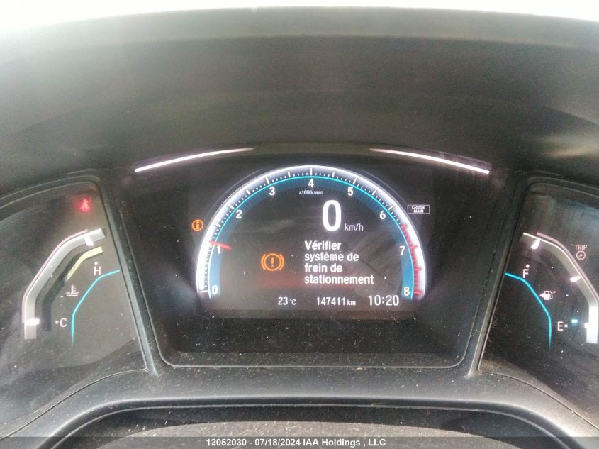 2018 Honda Civic Hatchback VIN: SHHFK7G20JU308534 Lot: 12052030