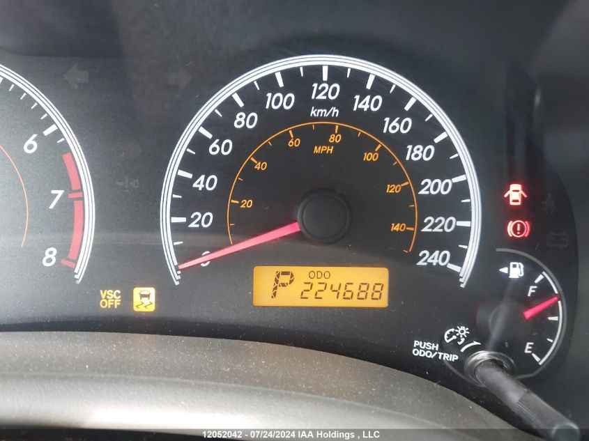 2010 Toyota Corolla VIN: 2T1BU4EEXAC232251 Lot: 12052042