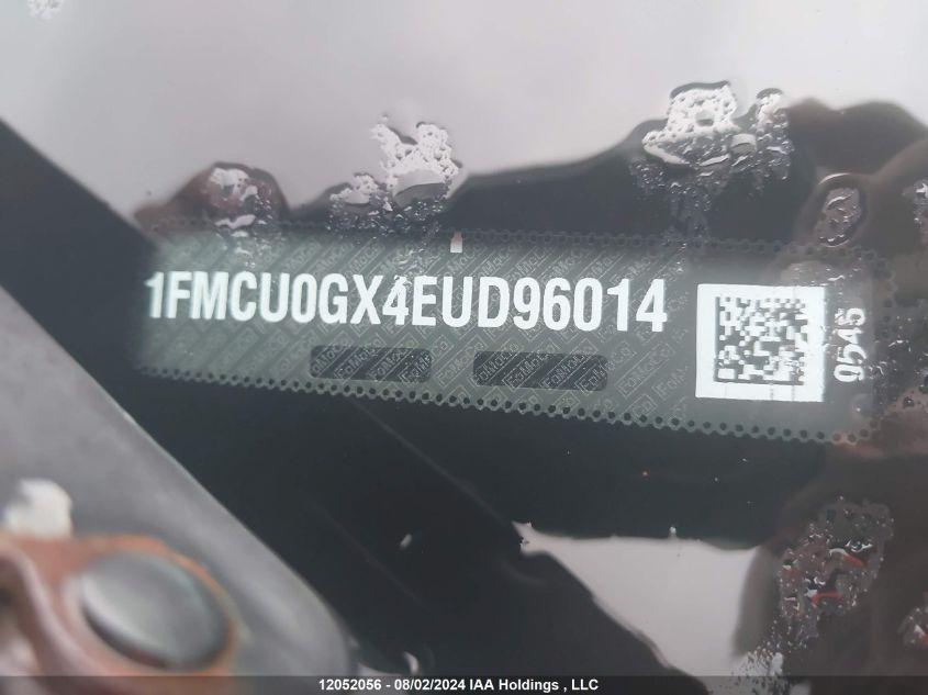 2014 Ford Escape VIN: 1FMCU0GX4EUD96014 Lot: 12052056
