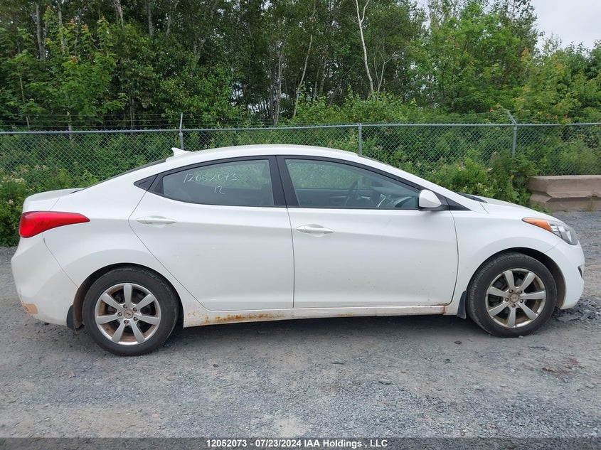 2012 Hyundai Elantra Gls/Limited VIN: 5NPDH4AE6CH076874 Lot: 12052073