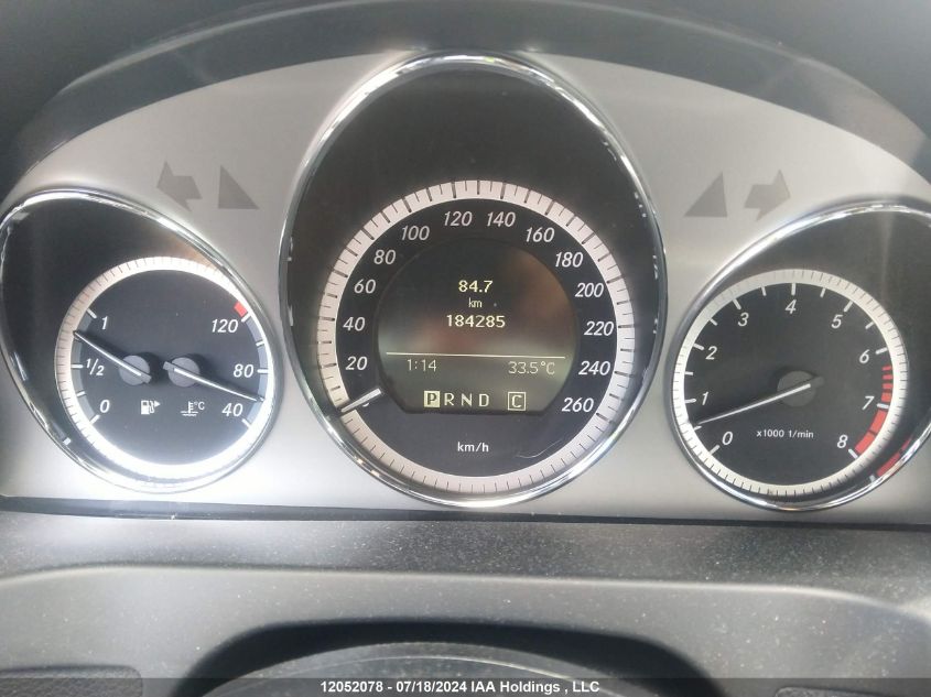 2010 Mercedes-Benz C-Class VIN: WDDGF8BB7AF460156 Lot: 12052078