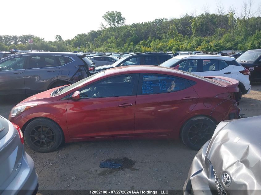 2013 Hyundai Elantra Gl VIN: 5NPDH4AE9DH355804 Lot: 12052108