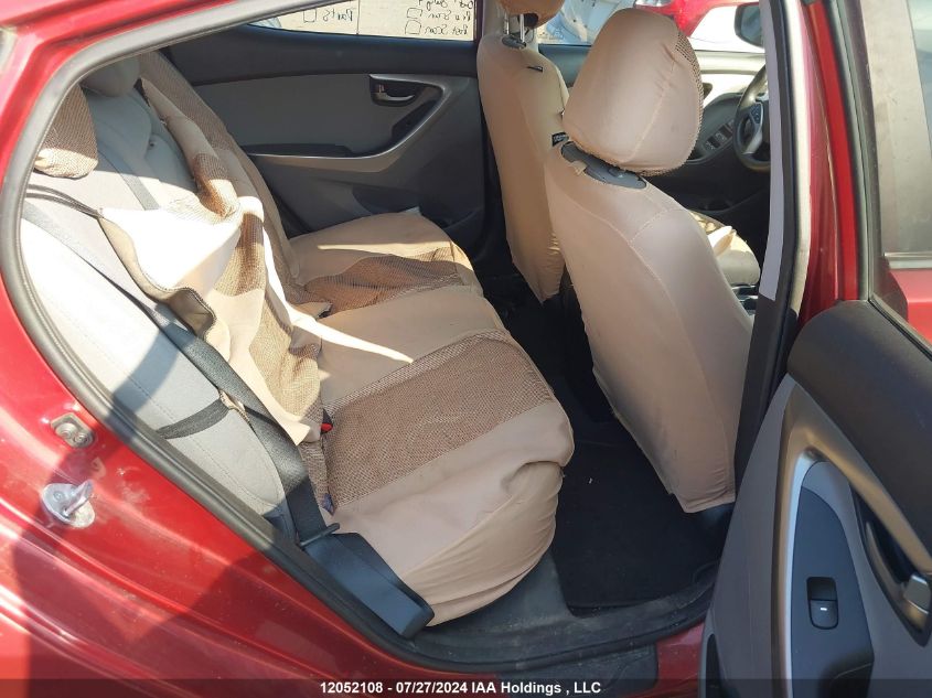 2013 Hyundai Elantra Gl VIN: 5NPDH4AE9DH355804 Lot: 12052108