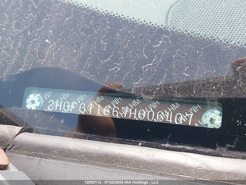 2007 Honda Civic Cpe VIN: 2HGFG11667H006407 Lot: 12052112