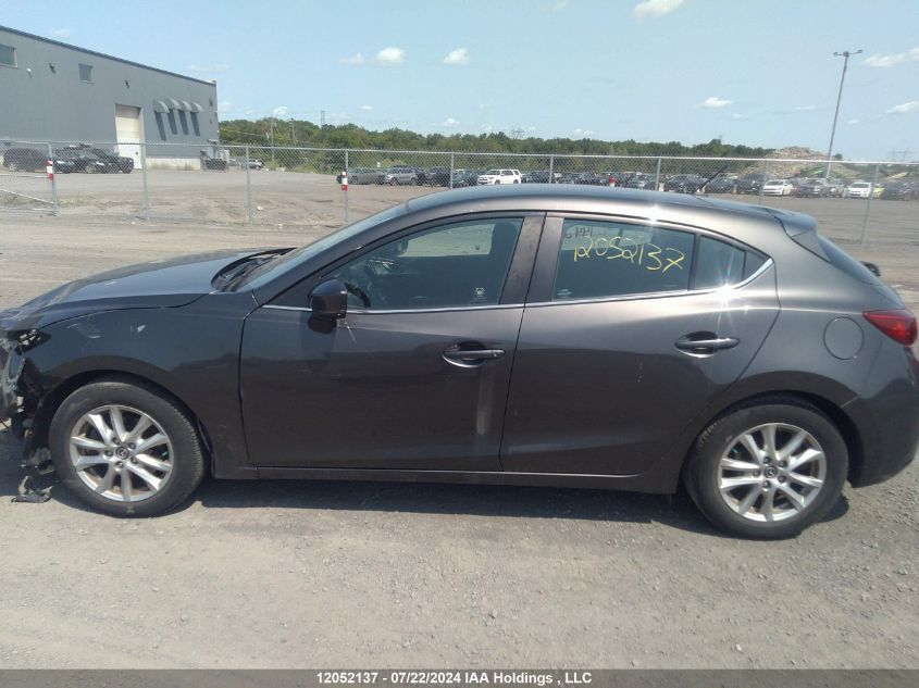 2017 Mazda 3 Touring VIN: 3MZBN1L70HM144274 Lot: 12052137