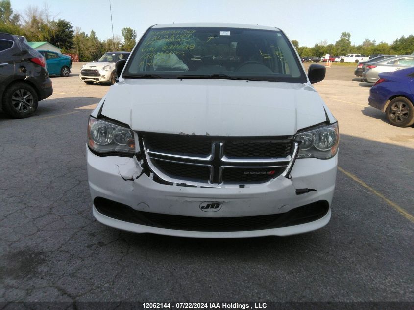 2017 Dodge Grand Caravan Cvp/Sxt VIN: 2C4RDGBG2HR881428 Lot: 12052144