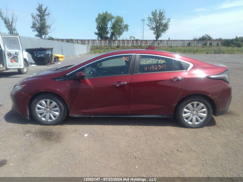 2017 Chevrolet Volt Lt VIN: 1G1RA6S53HU132313 Lot: 12052147