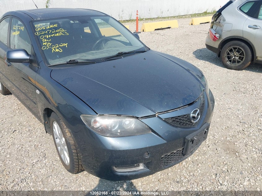 2009 Mazda Mazda3 VIN: JM1BK32FX91247202 Lot: 12052168