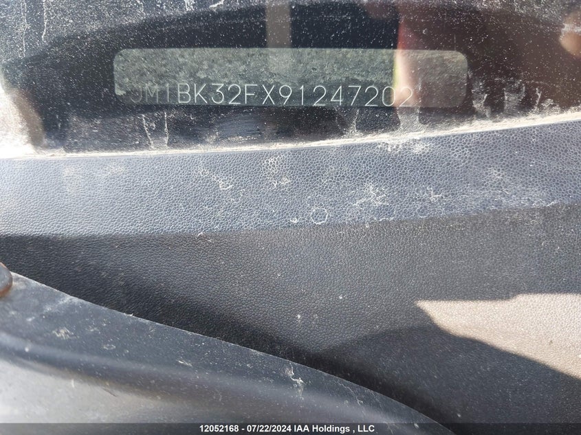 2009 Mazda Mazda3 VIN: JM1BK32FX91247202 Lot: 12052168