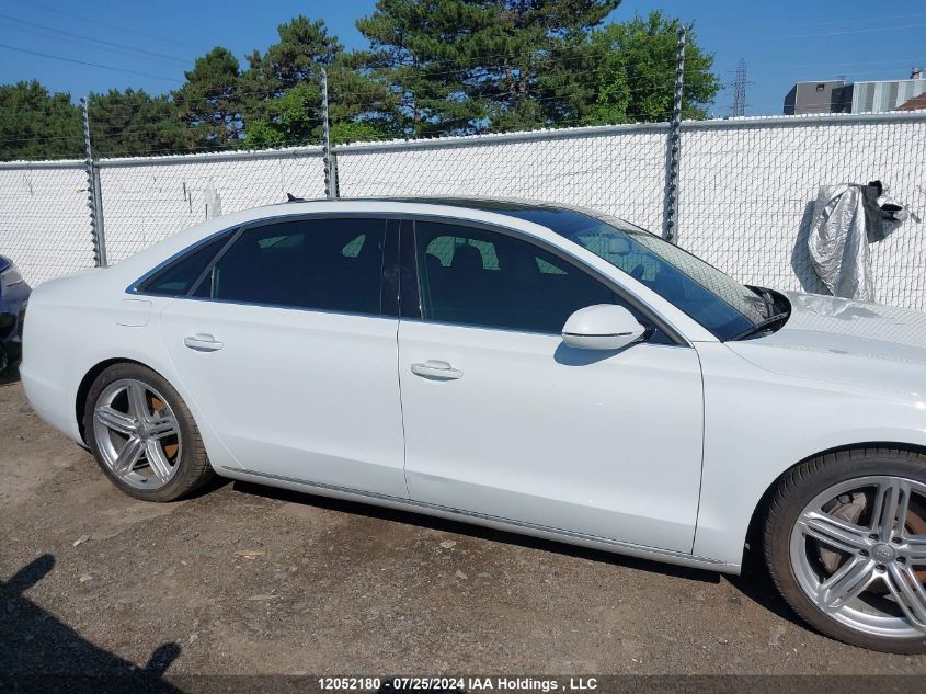 2014 Audi A8 L Quattro VIN: WAURGAFD7EN012298 Lot: 12052180