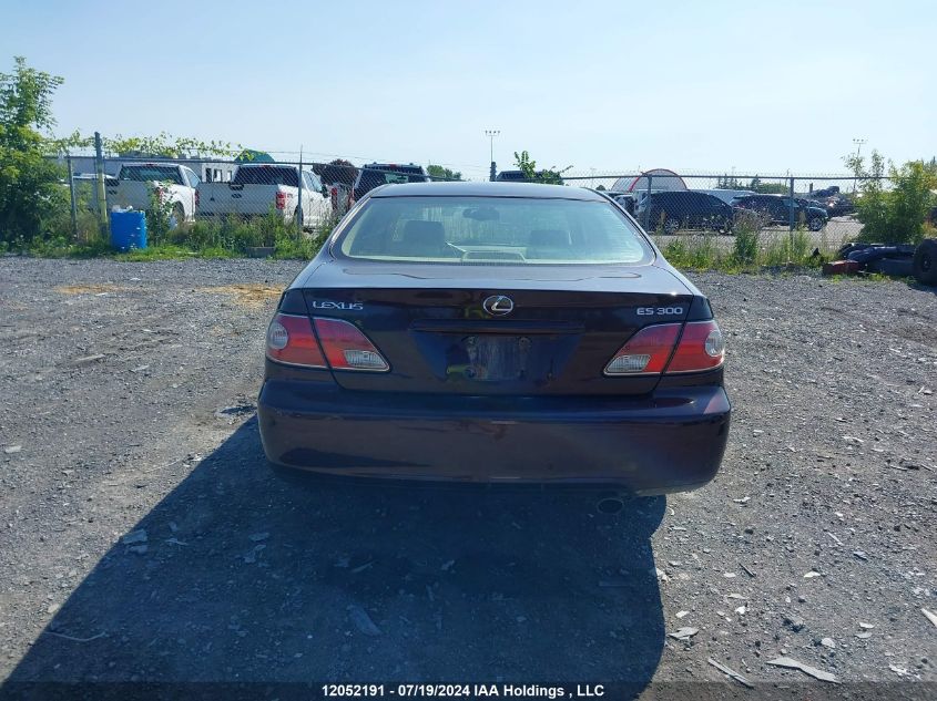 2002 Lexus Es 300 VIN: JTHBF30G220074933 Lot: 12052191