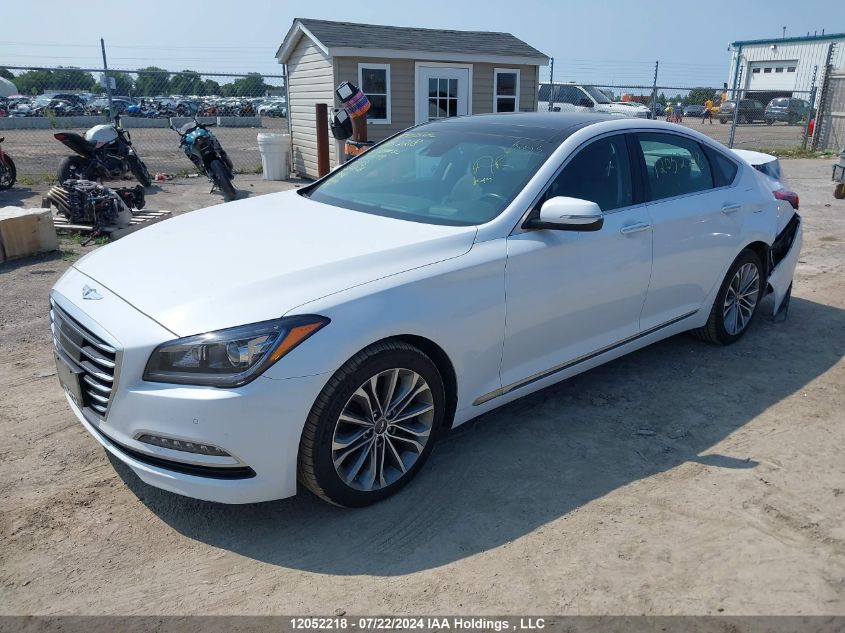 2015 Hyundai Genesis 3.8L VIN: KMHGN4JE2FU039199 Lot: 12052218