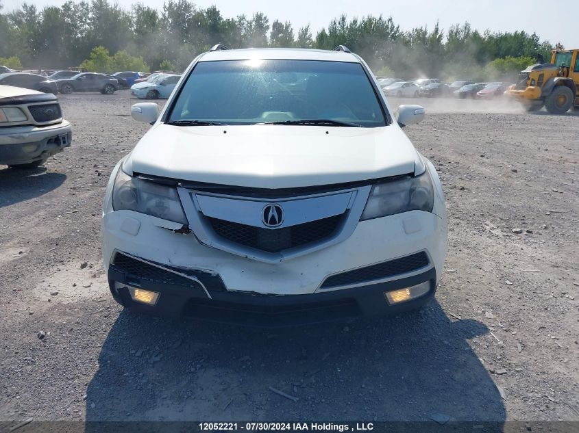 2011 Acura Mdx VIN: 2HNYD2H74BH004596 Lot: 12052221