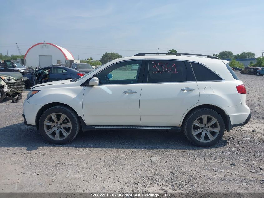 2011 Acura Mdx VIN: 2HNYD2H74BH004596 Lot: 12052221