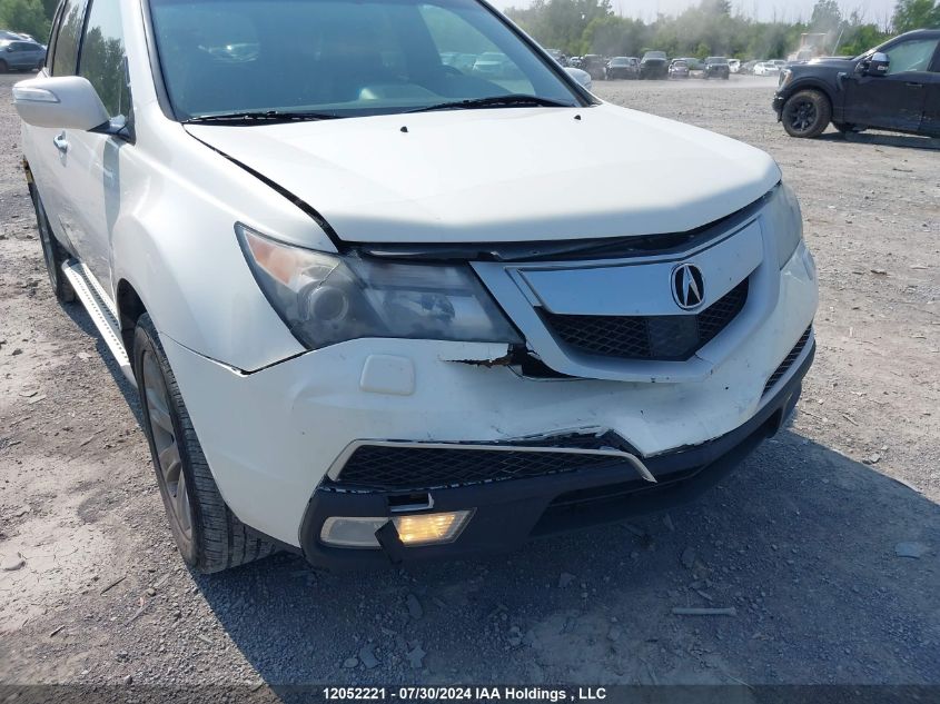 2011 Acura Mdx VIN: 2HNYD2H74BH004596 Lot: 12052221
