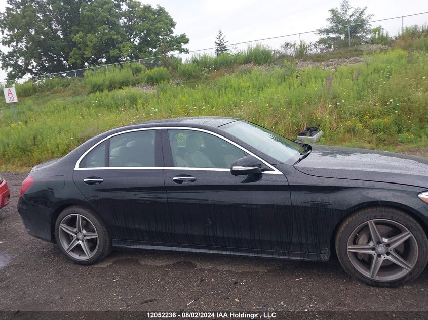 2015 Mercedes-Benz C 400 4Mati VIN: 55SWF6GB5FU052624 Lot: 12052236