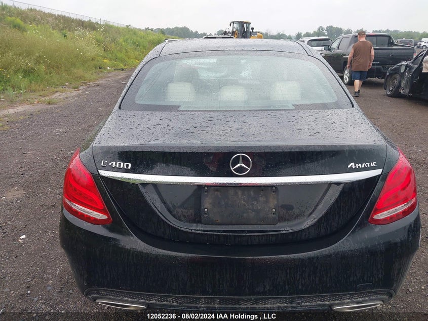 2015 Mercedes-Benz C 400 4Mati VIN: 55SWF6GB5FU052624 Lot: 12052236