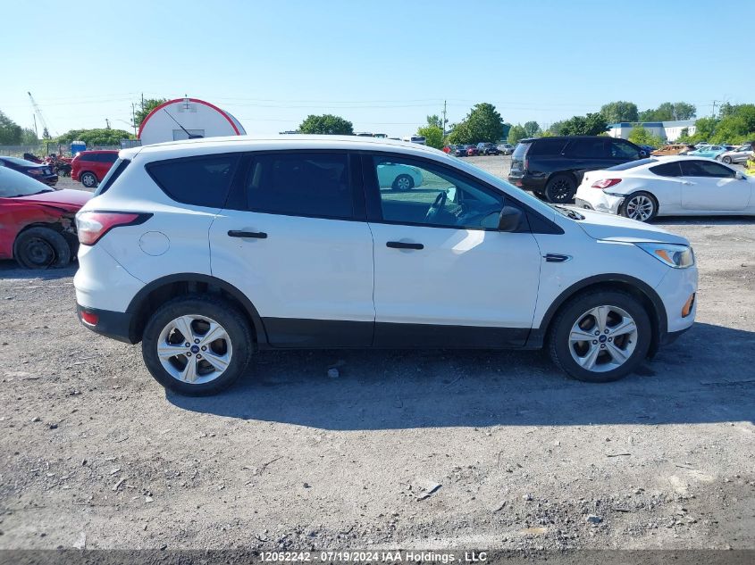 2017 Ford Escape S VIN: 1FMCU0F75HUD54828 Lot: 12052242