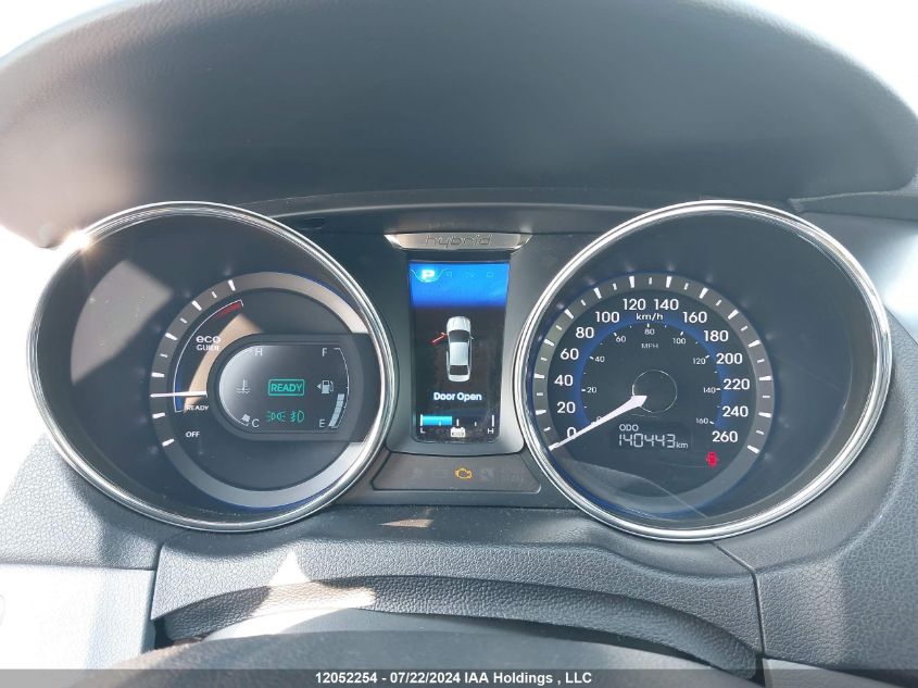 2013 Hyundai Sonata Hybrid VIN: KMHEC4A48DA074249 Lot: 12052254