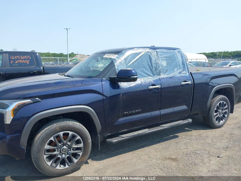 2022 Toyota Tundra Double Cab Limited VIN: 5TFJA5DA4NX006965 Lot: 12052316