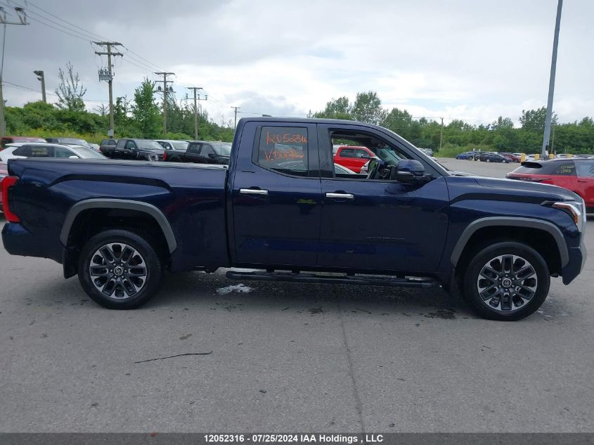 2022 Toyota Tundra Double Cab Limited VIN: 5TFJA5DA4NX006965 Lot: 12052316