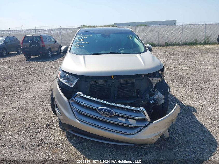 2017 Ford Edge Titanium VIN: 2FMPK4K94HBC38516 Lot: 12052319