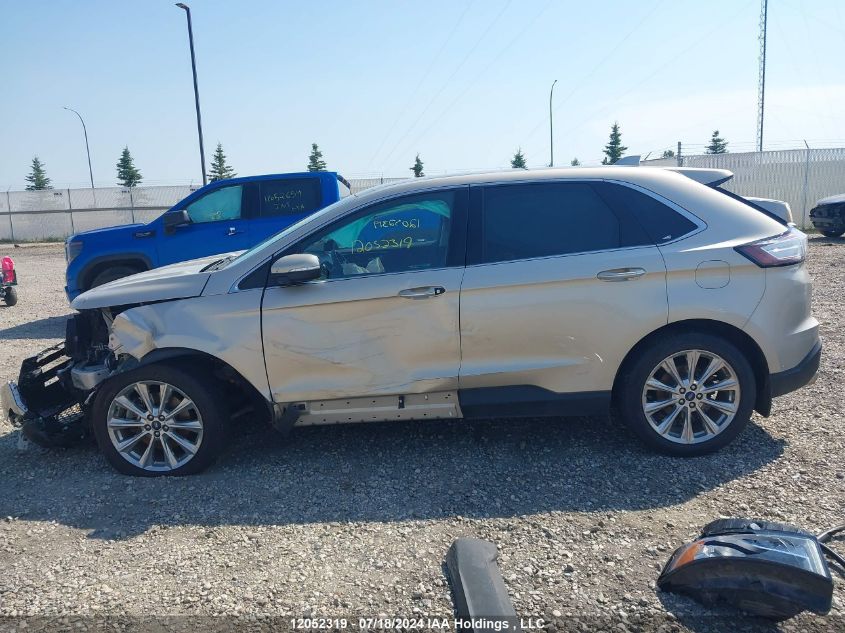 2017 Ford Edge Titanium VIN: 2FMPK4K94HBC38516 Lot: 12052319
