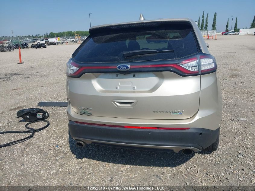 2017 Ford Edge Titanium VIN: 2FMPK4K94HBC38516 Lot: 12052319