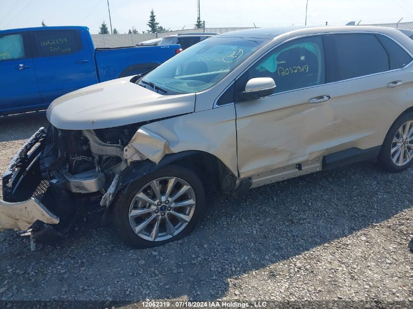 2017 Ford Edge Titanium VIN: 2FMPK4K94HBC38516 Lot: 12052319