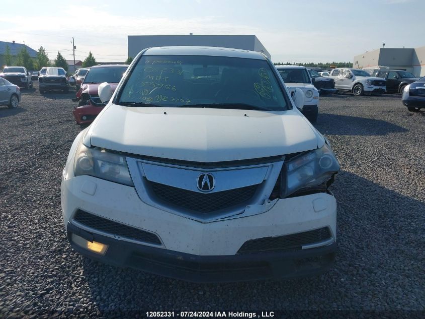 2013 Acura Mdx VIN: 2HNYD2H2XDH003766 Lot: 12052331