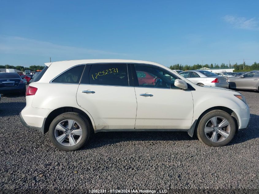 2013 Acura Mdx VIN: 2HNYD2H2XDH003766 Lot: 12052331