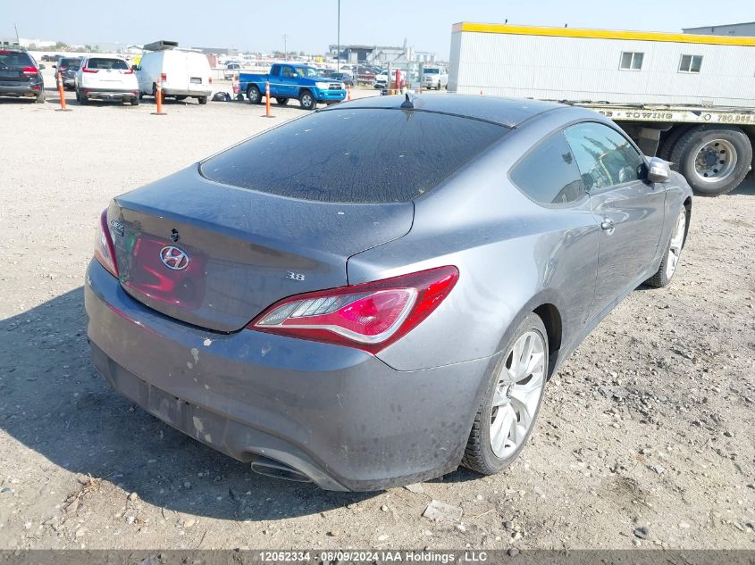 2016 Hyundai Genesis Coupe 3.8L VIN: KMHHT6KJ4GU132566 Lot: 12052334