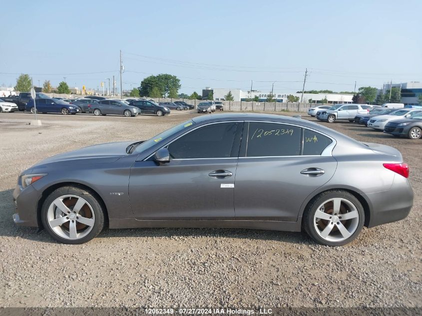 2014 Infiniti Q50 VIN: JN1AV7AR0EM700485 Lot: 12052349