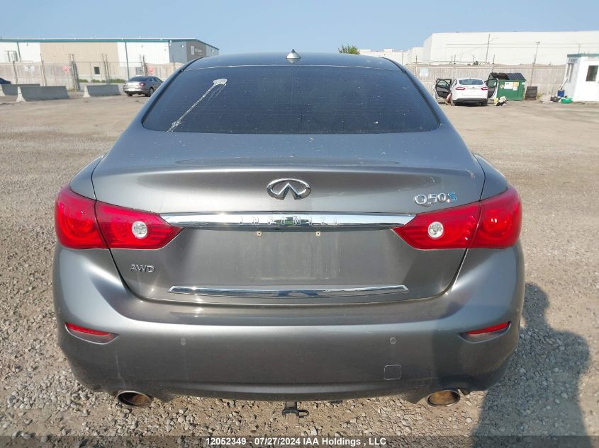 2014 Infiniti Q50 VIN: JN1AV7AR0EM700485 Lot: 12052349