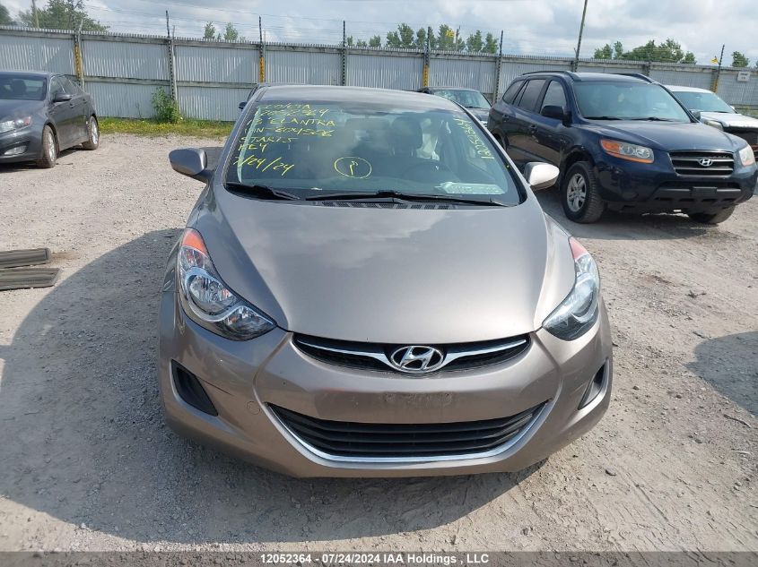 2013 Hyundai Elantra Gl VIN: 5NPDH4AE3DH204506 Lot: 12052364