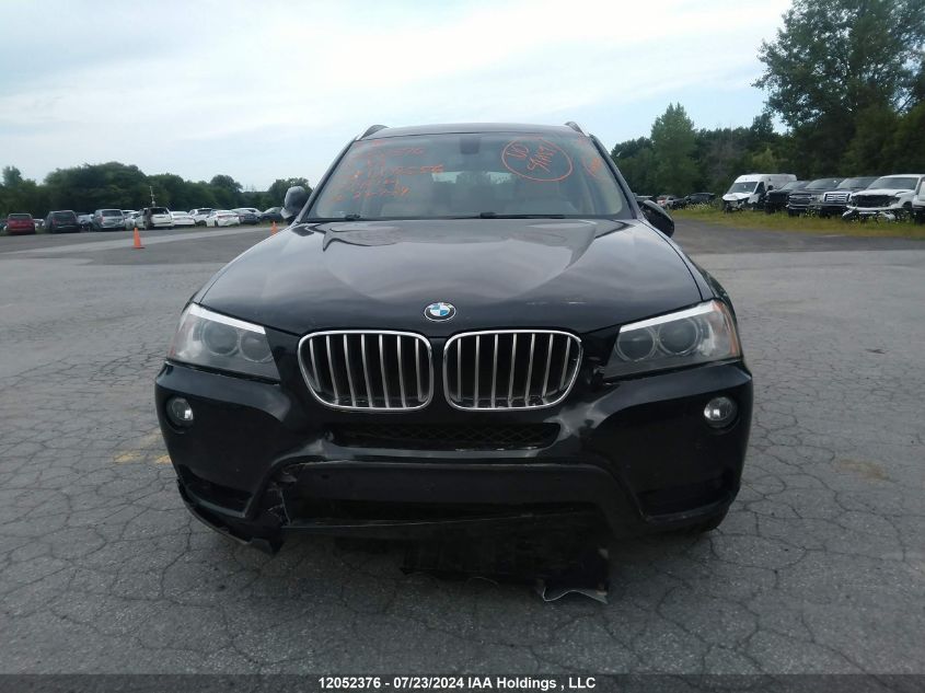 2014 BMW X3 xDrive28I VIN: 5UXWX9C59E0D09556 Lot: 12052376