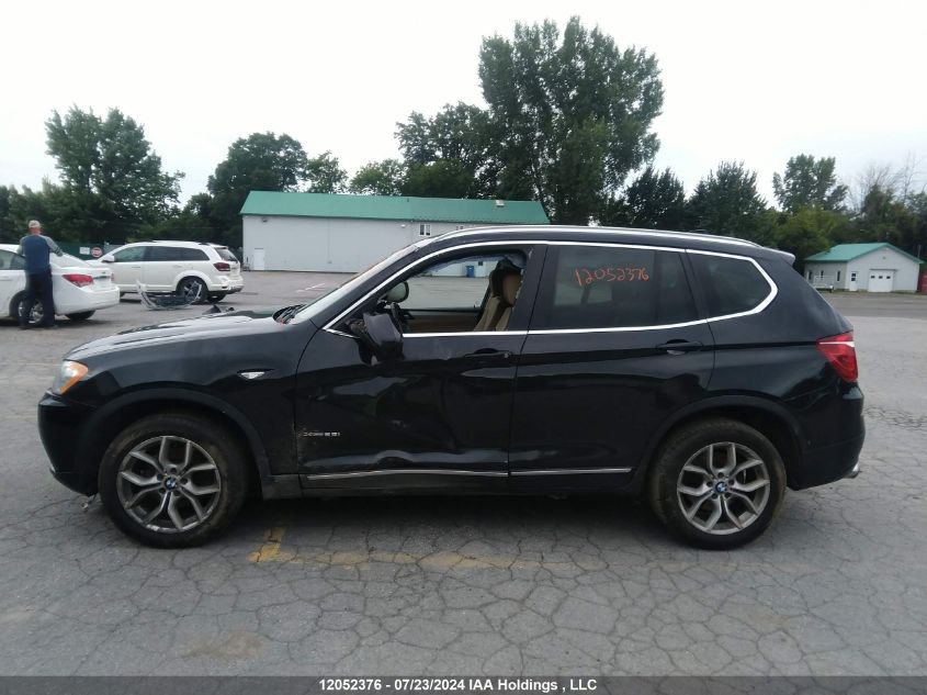 2014 BMW X3 xDrive28I VIN: 5UXWX9C59E0D09556 Lot: 12052376