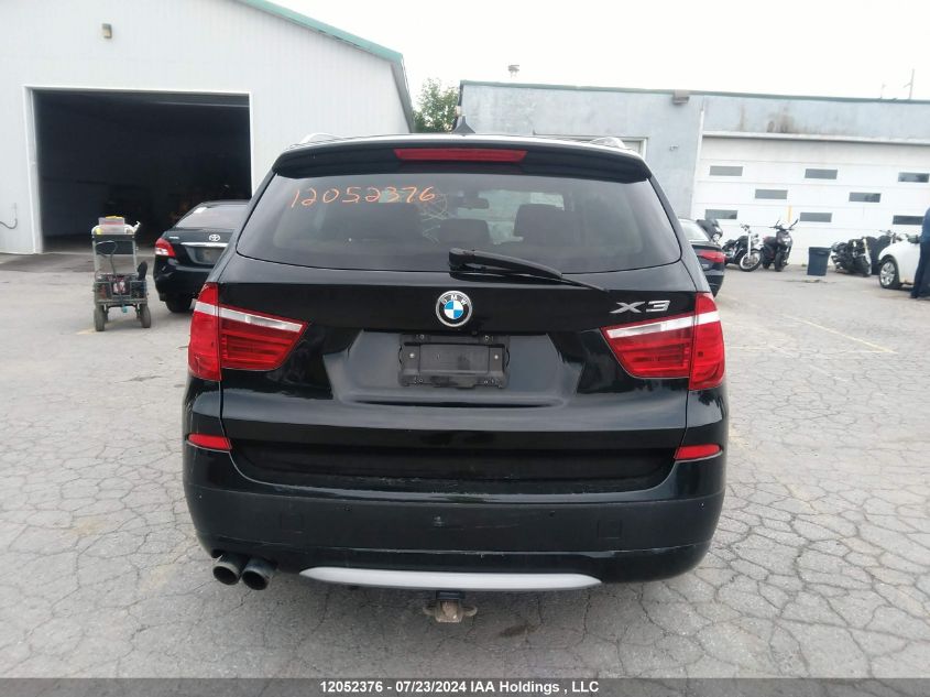 2014 BMW X3 xDrive28I VIN: 5UXWX9C59E0D09556 Lot: 12052376