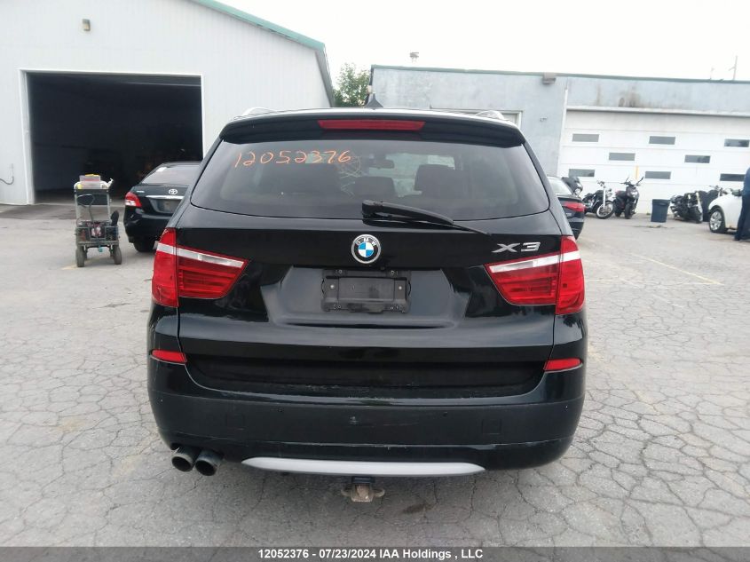 2014 BMW X3 xDrive28I VIN: 5UXWX9C59E0D09556 Lot: 12052376