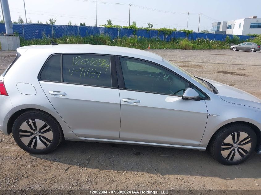 2019 Volkswagen E-Golf VIN: WVWPR7AU8KW911840 Lot: 12052384