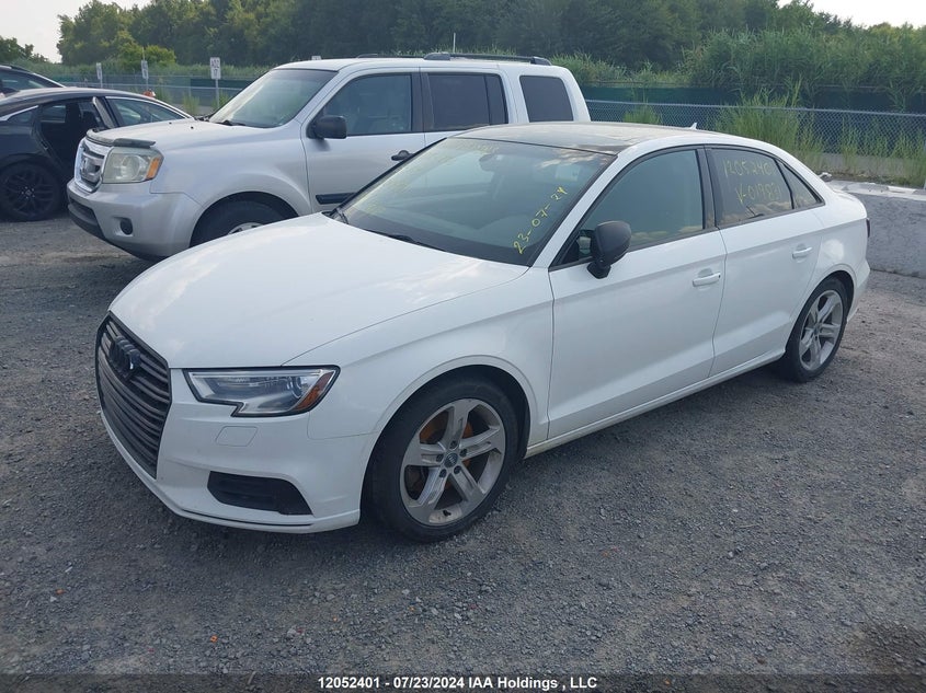 2018 Audi A3 Sedan VIN: WAUAUGFF7J1019831 Lot: 12052401