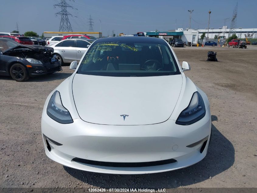 2019 Tesla Model 3 VIN: 5YJ3E1EB1KF492685 Lot: 12052426