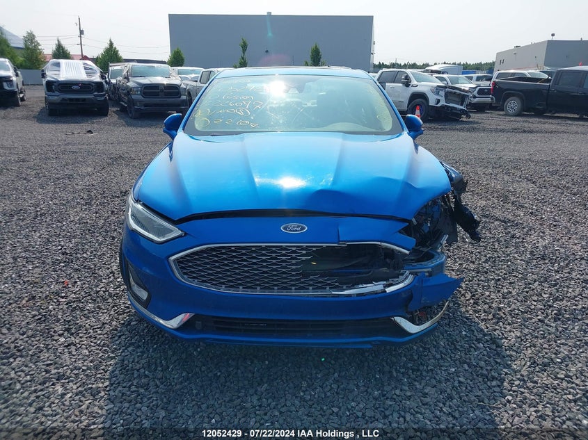 2020 Ford Fusion Energi Titanium VIN: 3FA6P0SU1LR226077 Lot: 12052429