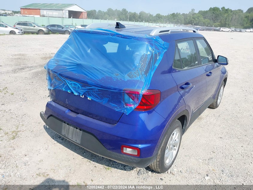 2021 Hyundai Venue Sel/Denim VIN: KMHRC8A33MU106460 Lot: 12052442