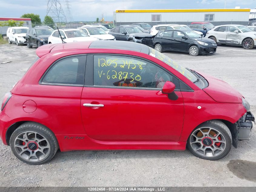 2013 Fiat 500 Sport VIN: 3C3CFFHH0DT628730 Lot: 12052458