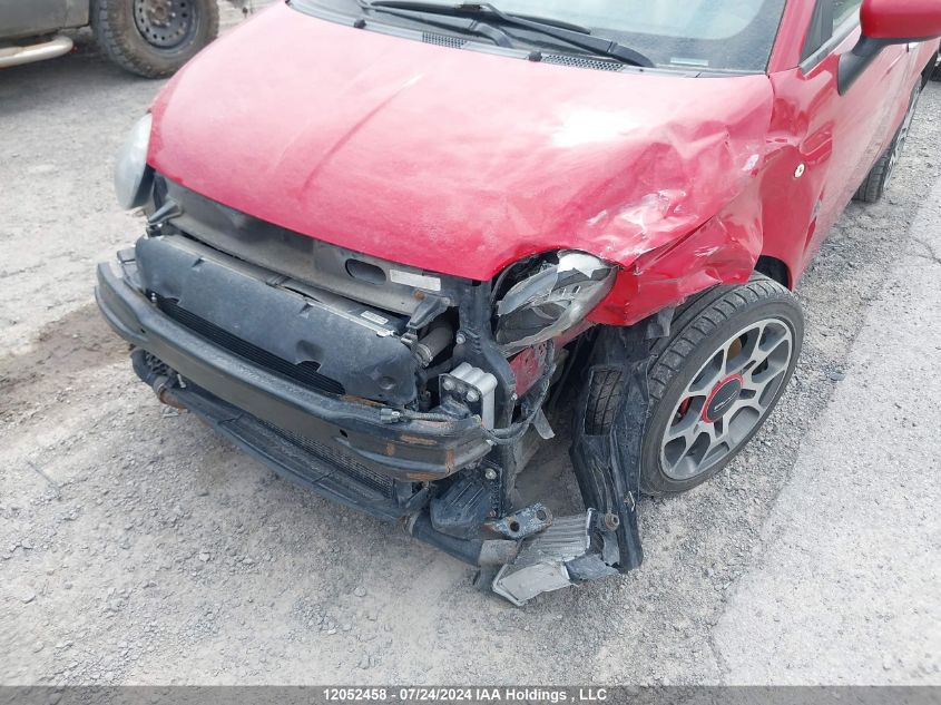 2013 Fiat 500 Sport VIN: 3C3CFFHH0DT628730 Lot: 12052458