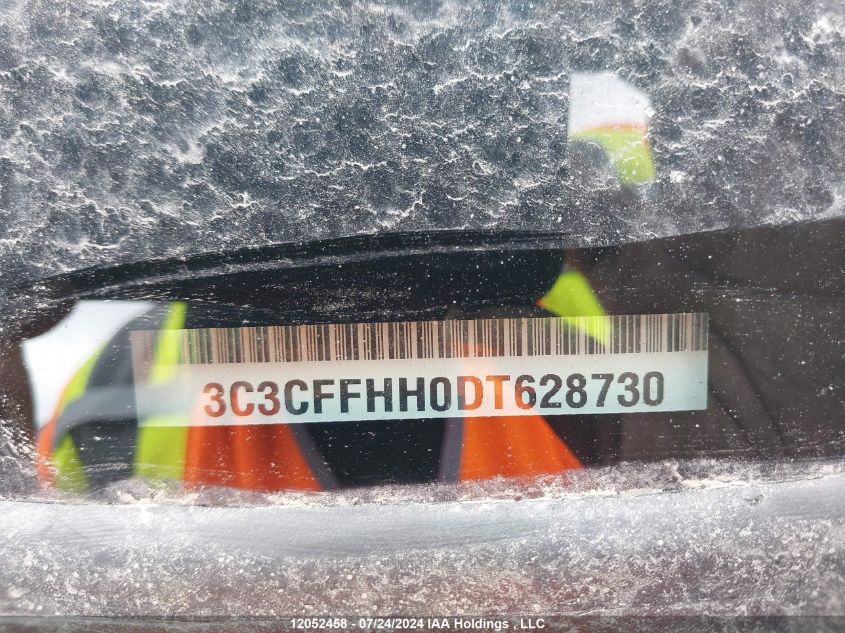 2013 Fiat 500 Sport VIN: 3C3CFFHH0DT628730 Lot: 12052458