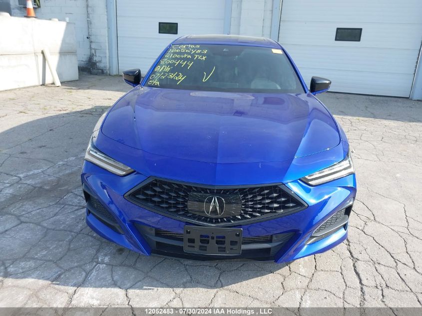 2021 Acura Tlx Tech A VIN: 19UUB6F59MA800444 Lot: 12052483